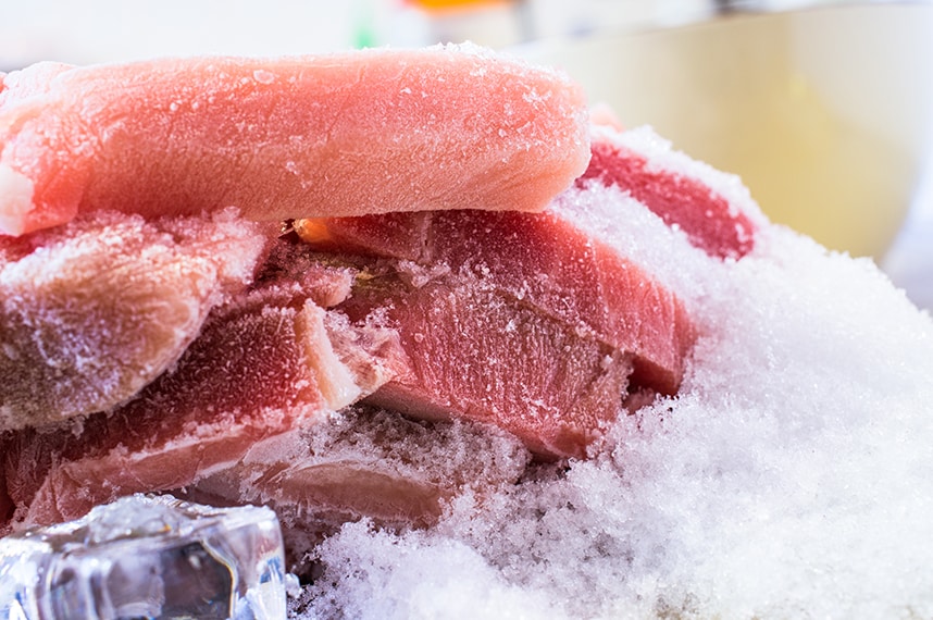 It's best to thaw frozen food first