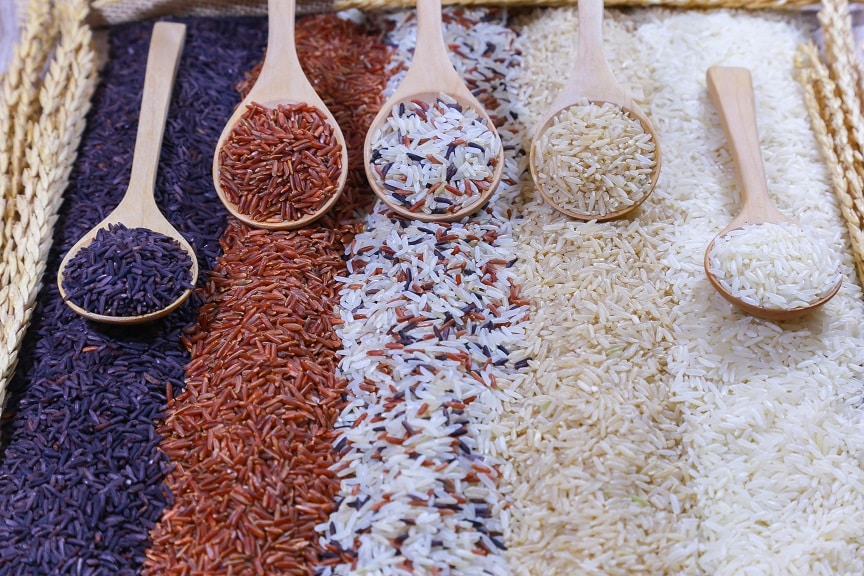 Varieties of Rice