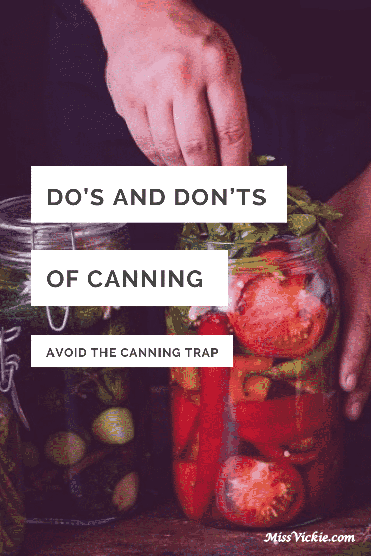 Dos And Donts of Canning