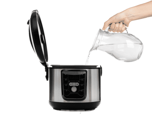 How much water is needed for pressure cooking?