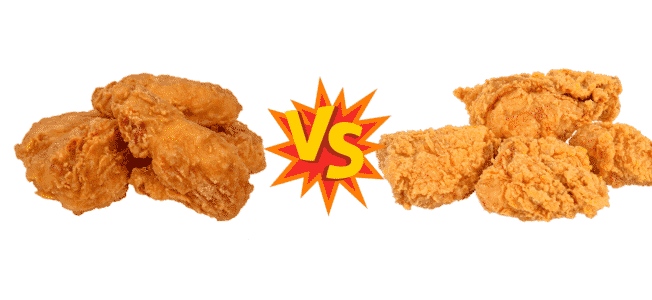 Broasted chicken vs. KFC chicken