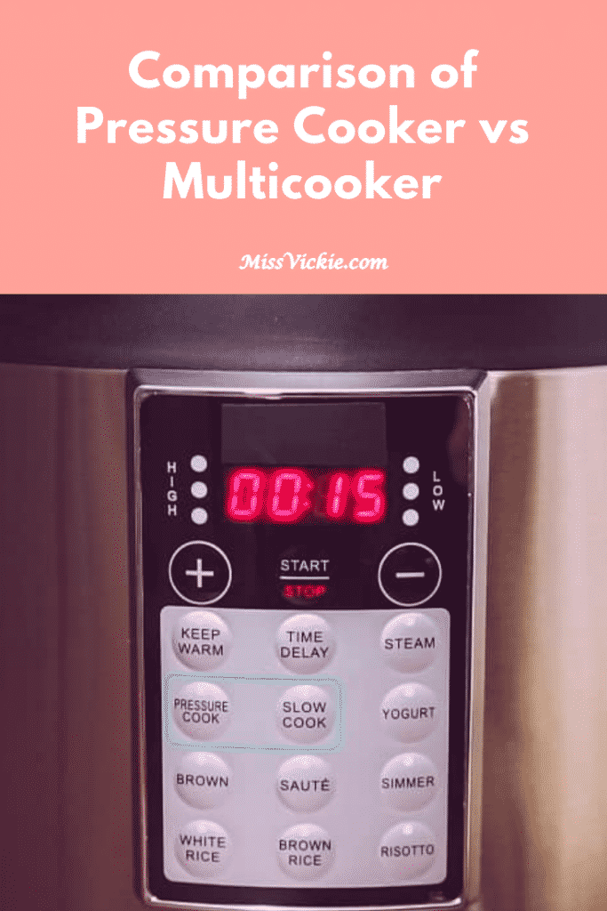 Comparison of Pressure Cooker vs Multicooker Miss Vickie