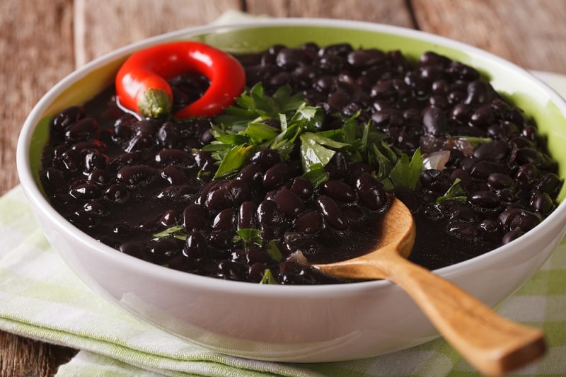 Cooked black beans are a lot tender than black turtle beans