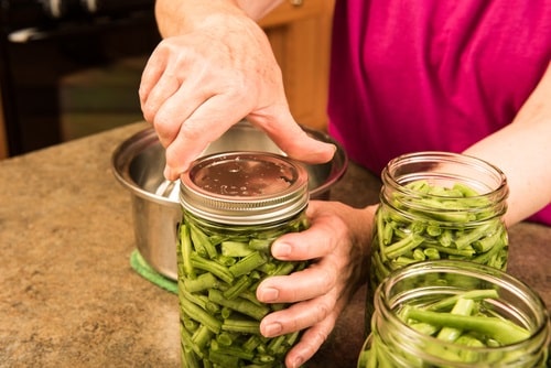 Canning green beans