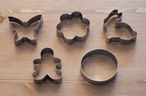You can use stainless-steel cookie cutters!