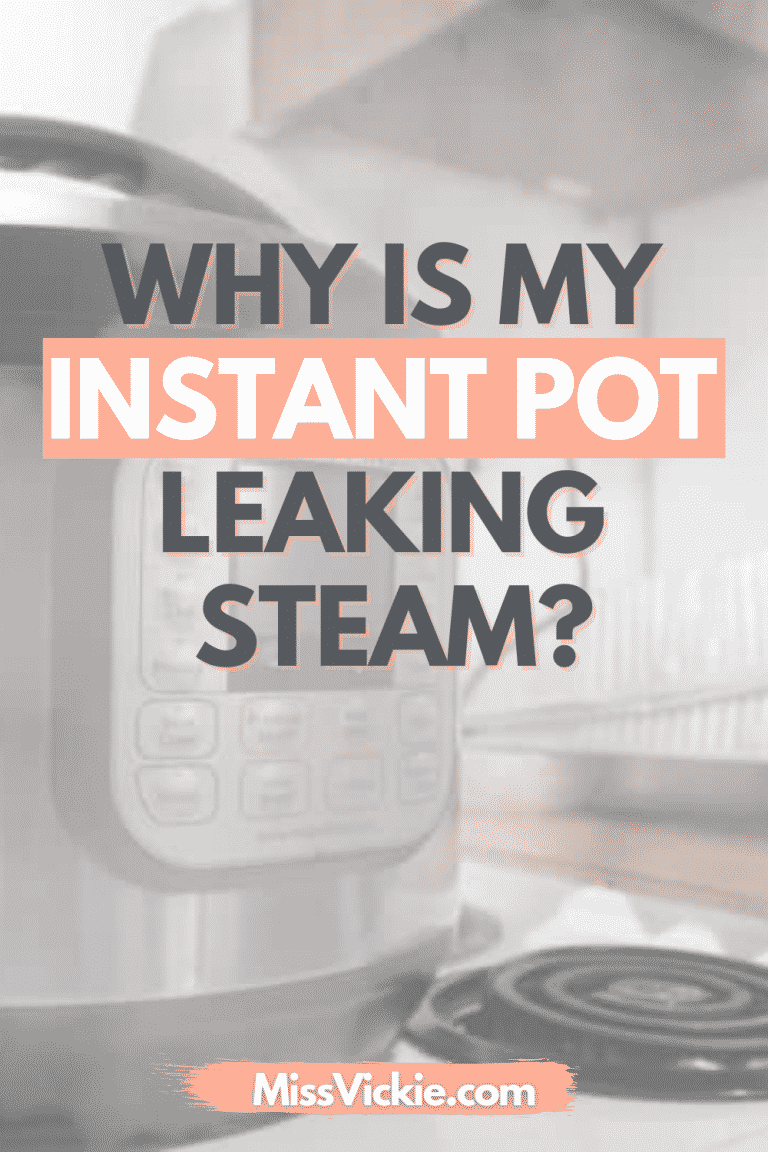 Instant Pot Leaking Steam 4 Helpful Fixes! Miss Vickie