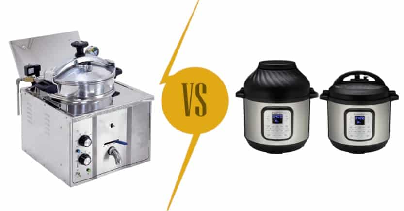 Pressure Fryers vs Pressure Cookers