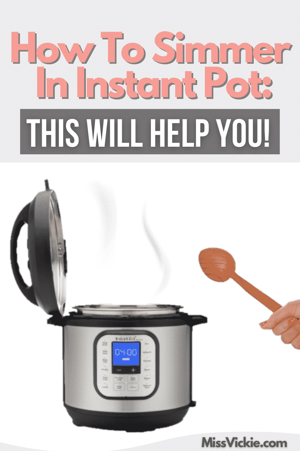 instant pot simmer mode