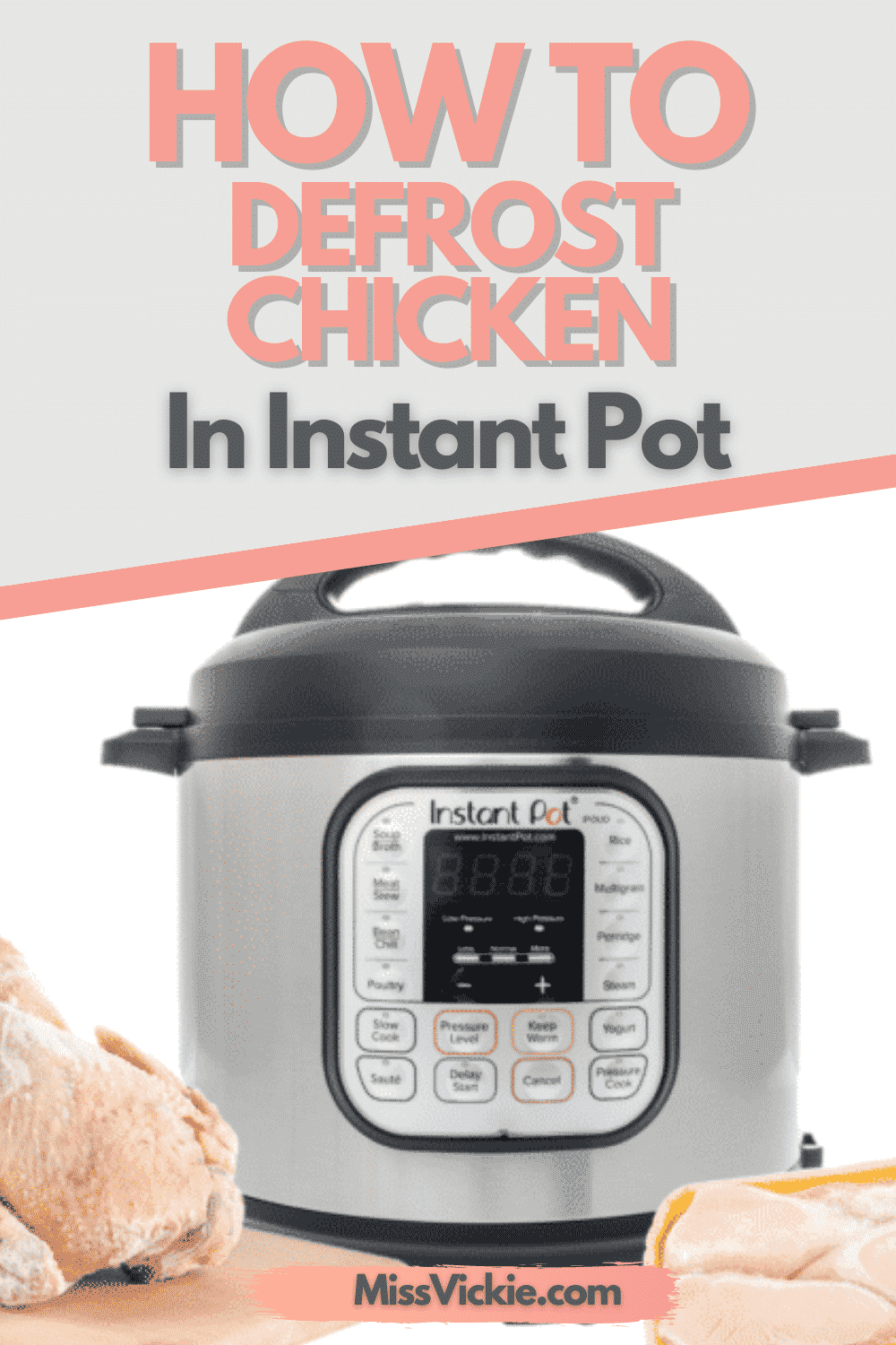 Defrost Chicken In Instant Pot