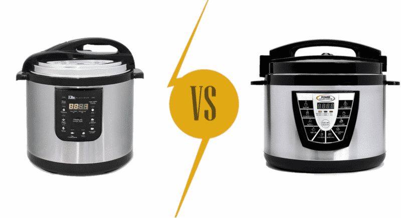 Elite Pressure Cooker vs Power Pressure Cooker XL