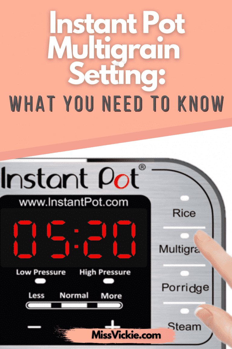 Instant Pot Multigrain Setting: What You Need To Know - Miss Vickie