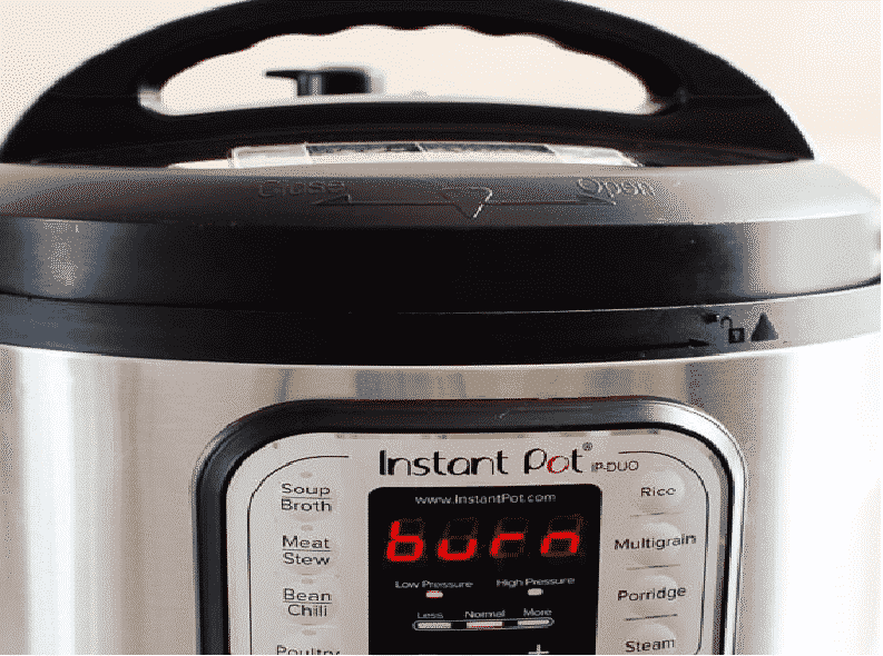 Can I Ignore Burn Message On Instant Pot?