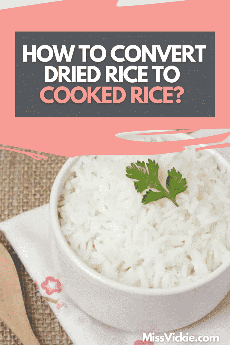 How to Convert Dried Rice to Cooked Rice? Miss Vickie