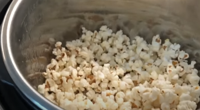 instant pot popcorn fail