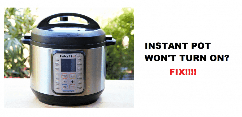 Instant Pot won't turn on