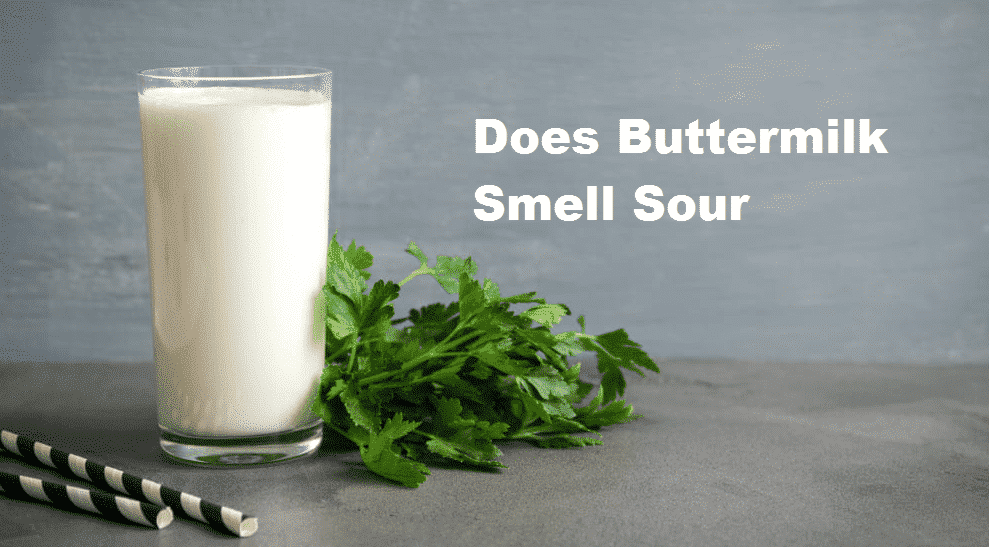 does buttermilk smell sour