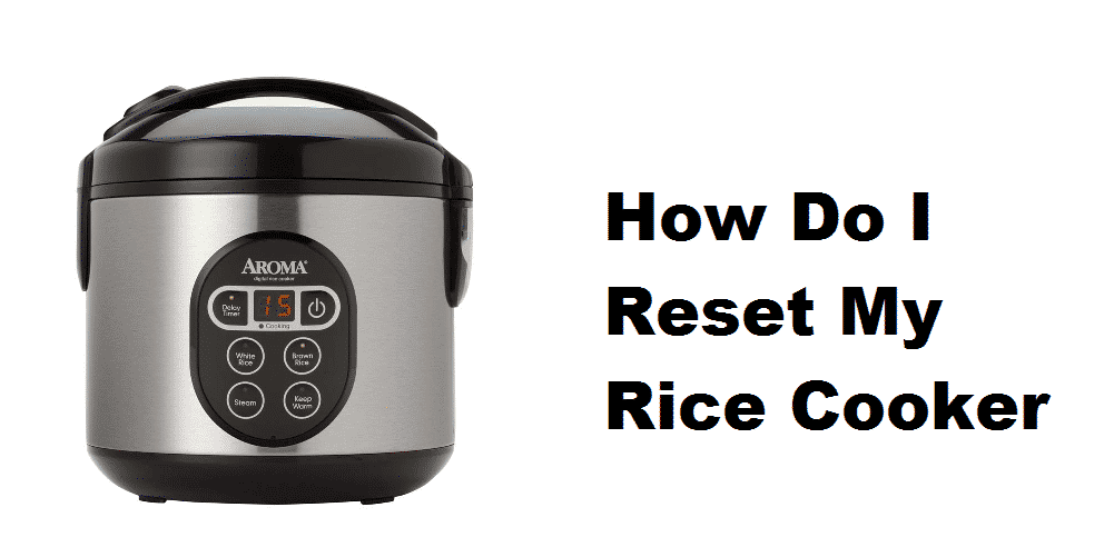 how do i reset my rice cooker