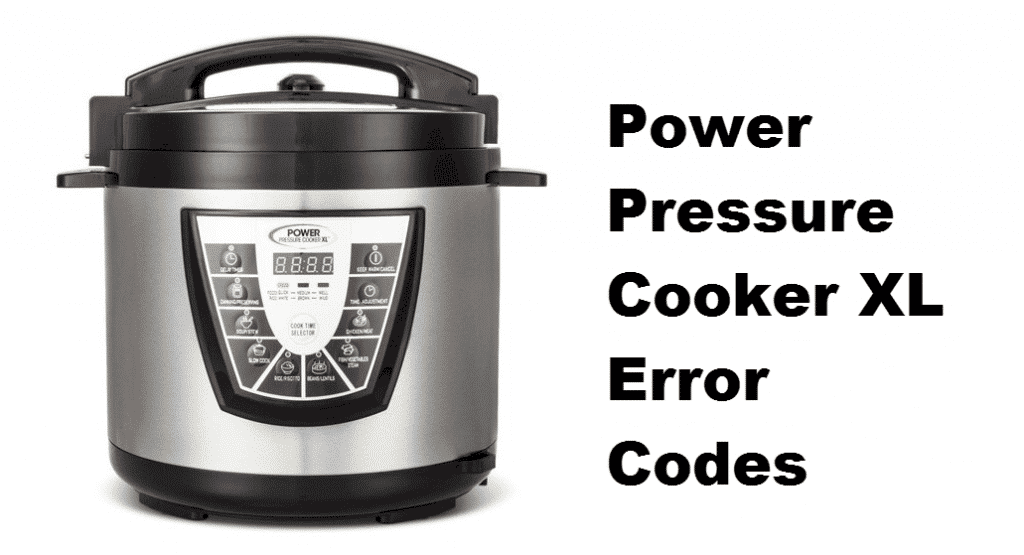 power pressure cooker xl e3 code