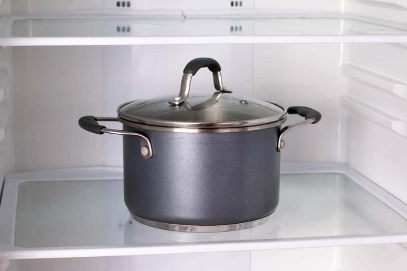 Storing Food In Pans And Pots In a Refrigerator?