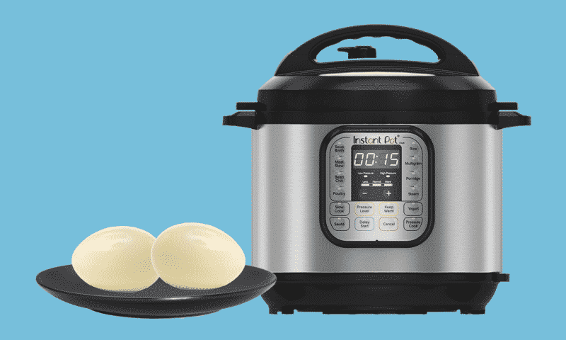 Why did my eggs turn brown in the Instant Pot?