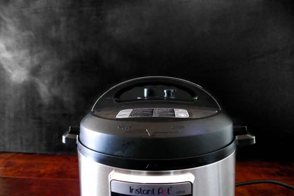 why does my instant pot release steam while cooking