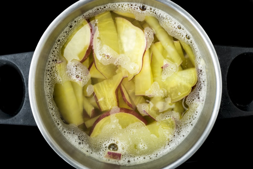 Boiling Sweet Potato