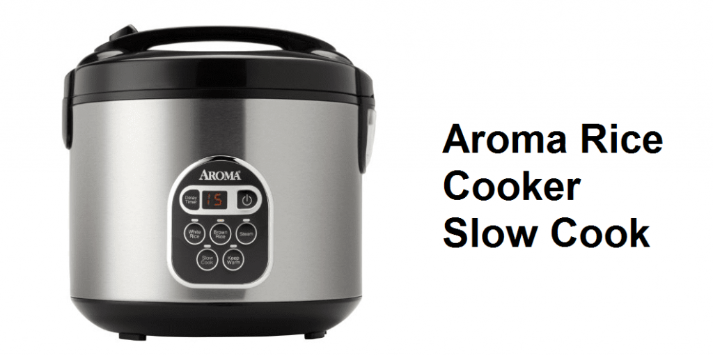 aroma rice cooker slow cook setting