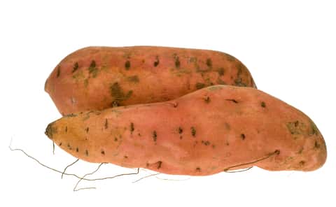 Dark spots on sweet potato