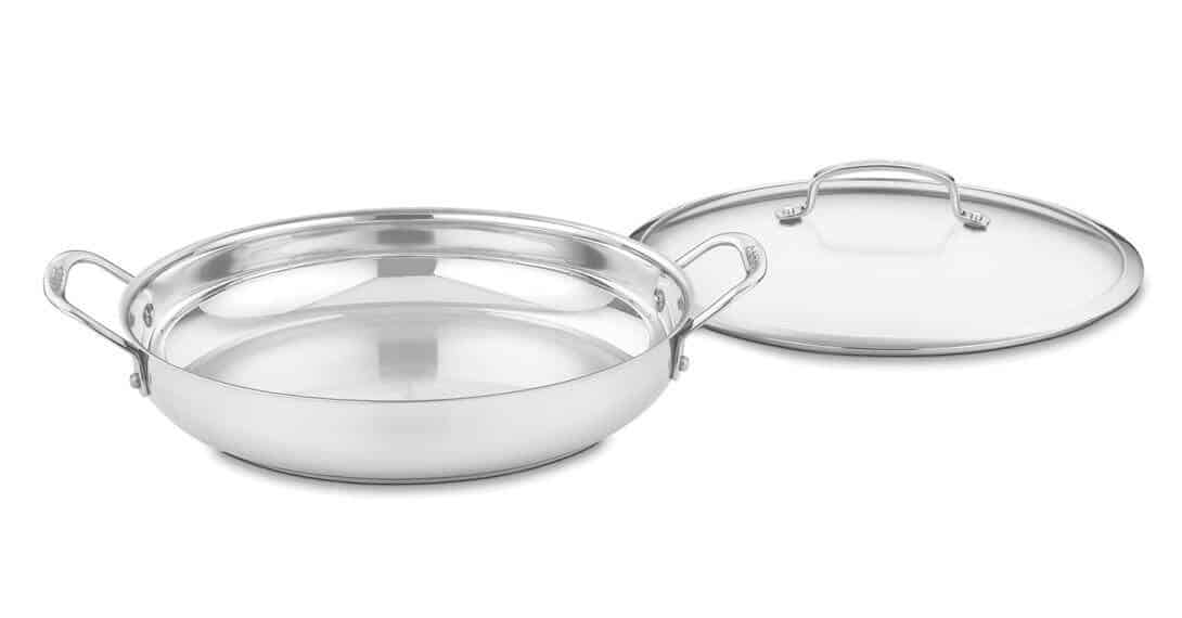 is cuisinart glass lid oven safe