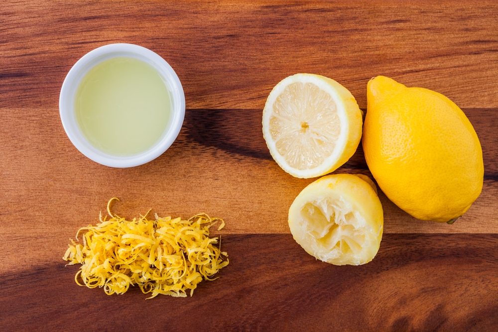 lemon zest vs lemon juice