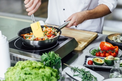 Cooking in an electric stove