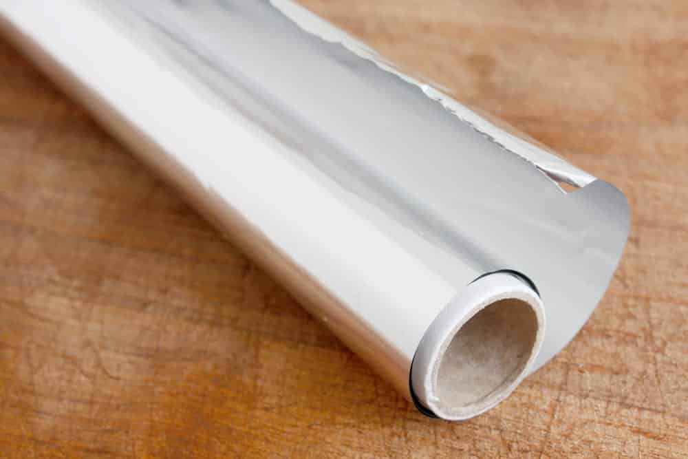 shiny or dull side of aluminum foil smoking