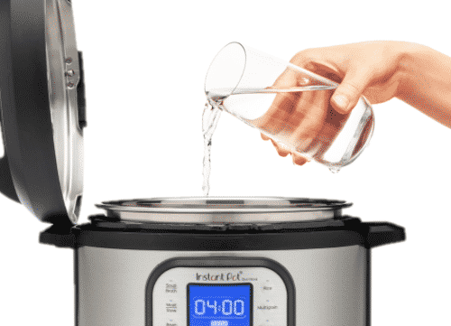 A minimum of 1 cup of liquid needed for pressure cooking