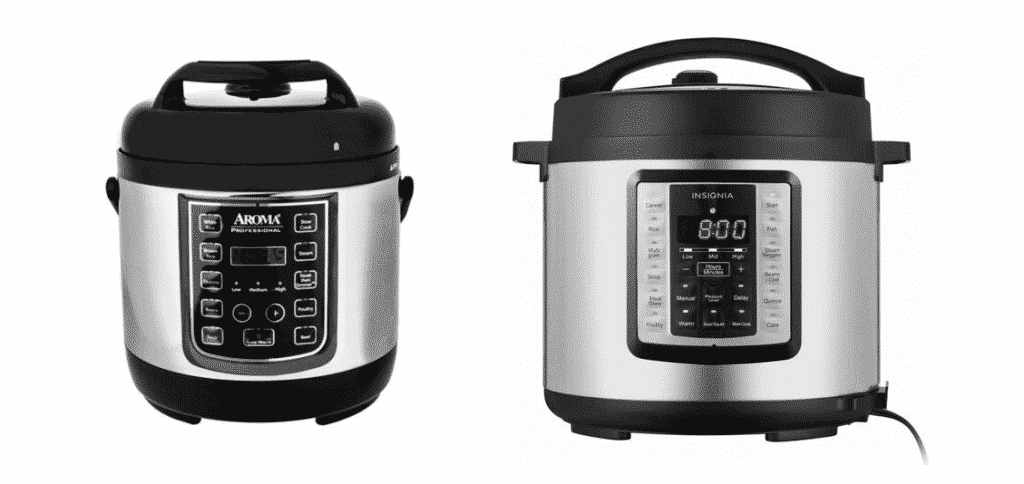 aroma vs insignia pressure cooker
