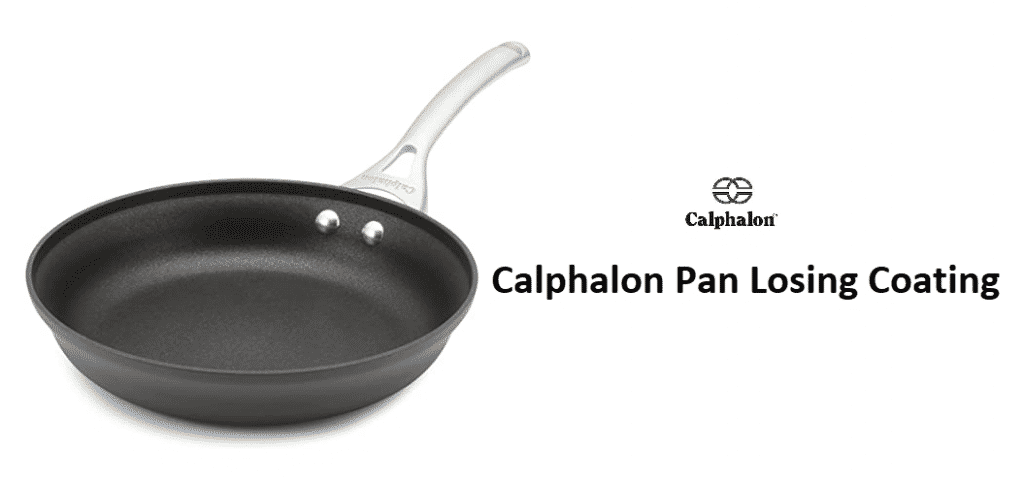 calphalon pan losing coating