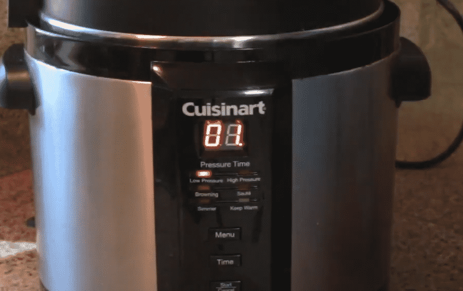 cuisinart pressure cooker timer not working