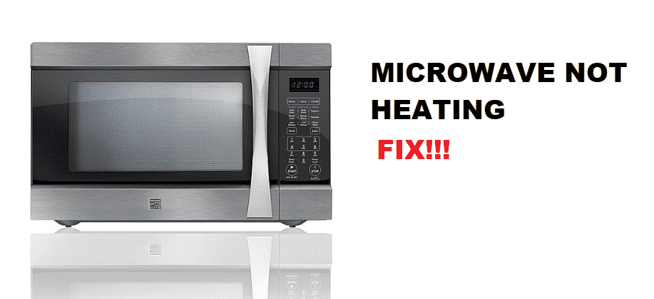 kenmore microwave not heating