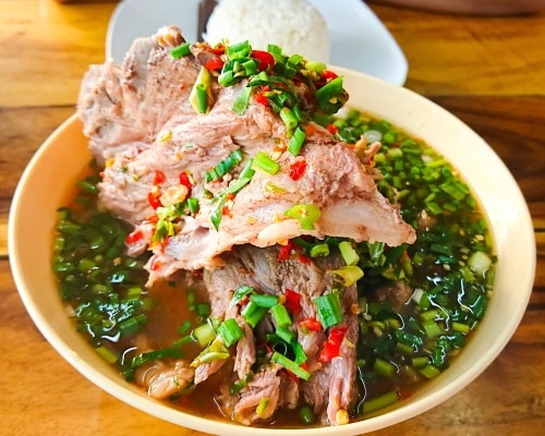 Savory neck bone soup