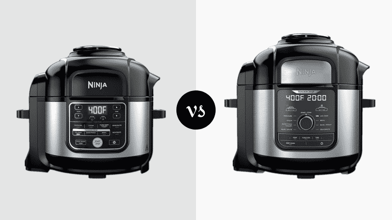 Ninja Foodi Review: 6.5 qt side by side comparison with the 8 qt 