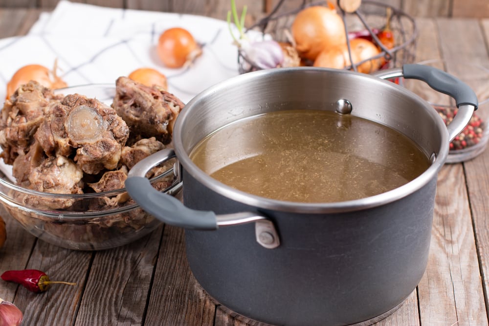 Chicken and Beef Meat Stock