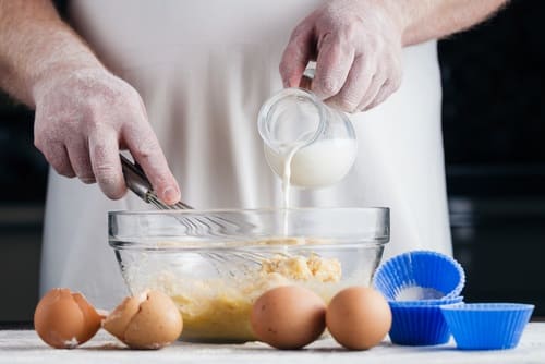 Add more liquid to the batter