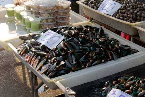 Black mussels are cheaper and can be found in your regular supermarkets