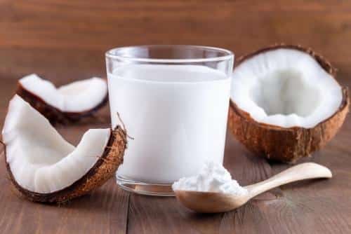 Coconut milk from coconut powder