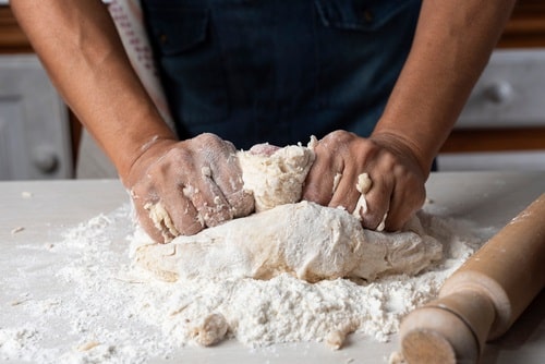 Bread flour makes chewier cookies