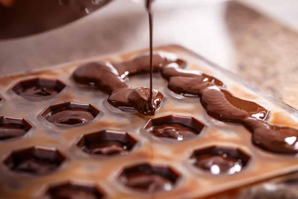 mold on chocolate