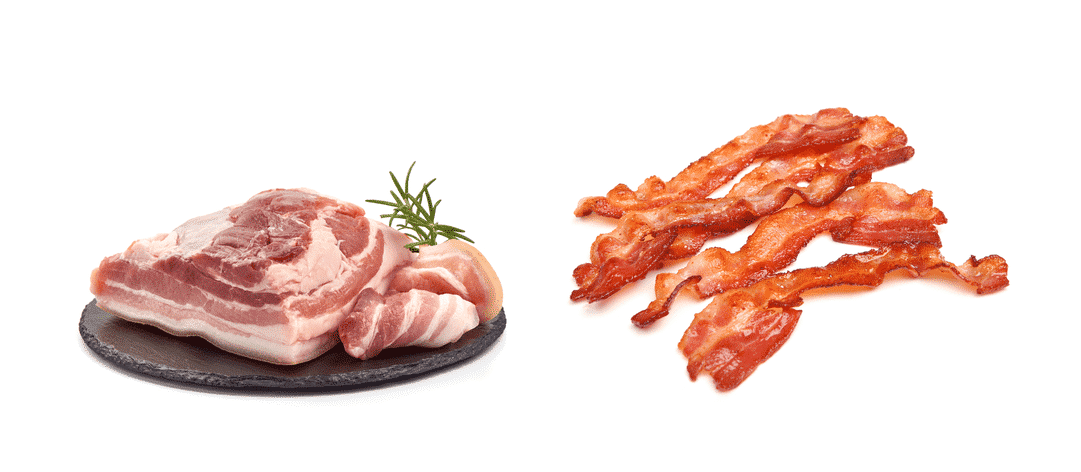 salted pork vs bacon