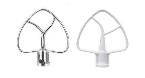 Stainless steel and coated KitchenAid flat beaters