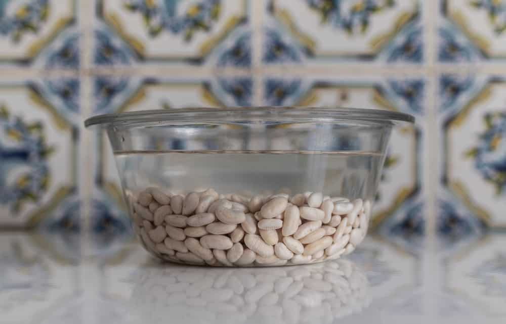 why discard bean soaking water