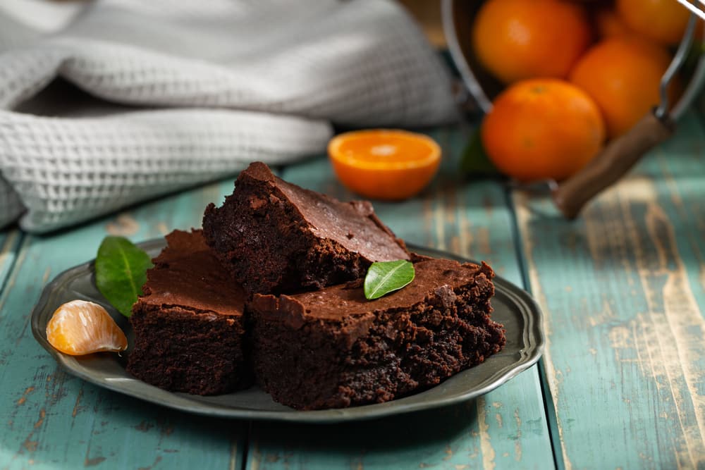 Chocolate clementine torte