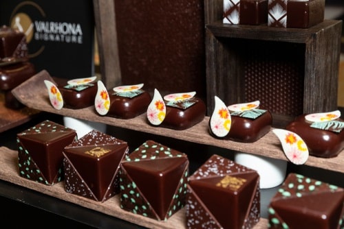 Chocolate products by Valrhona